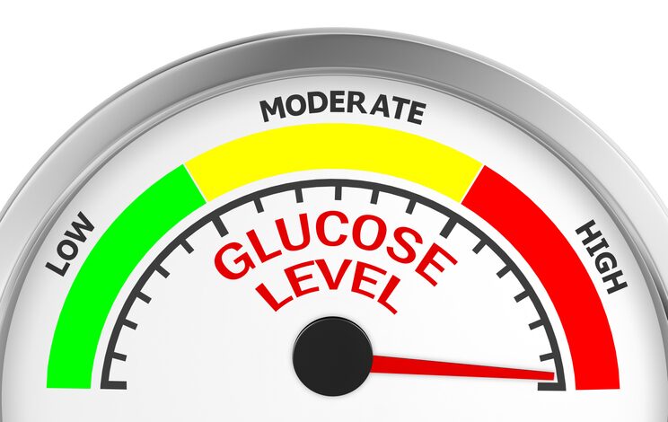 Rise in blood sugar level