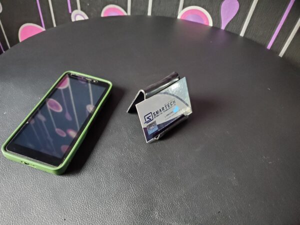 business card and phone holder