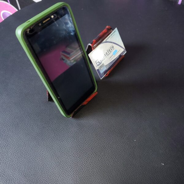 business card and phone holder