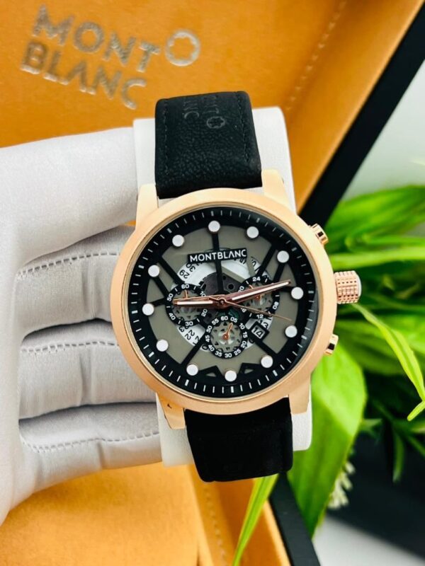 MontBalanc Leather Watch