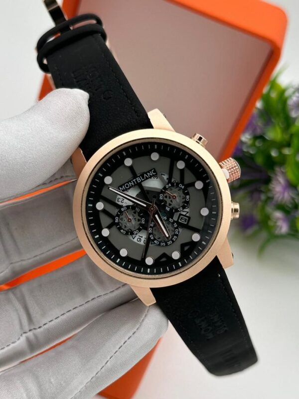 MontBalanc Leather Watch