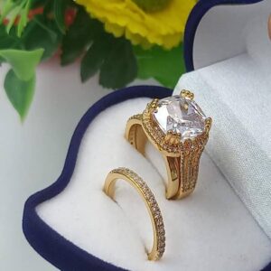 Romantic Engagement & Wedding Rings