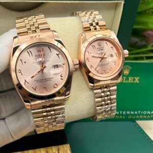 Rolex Couple Gold Watch
