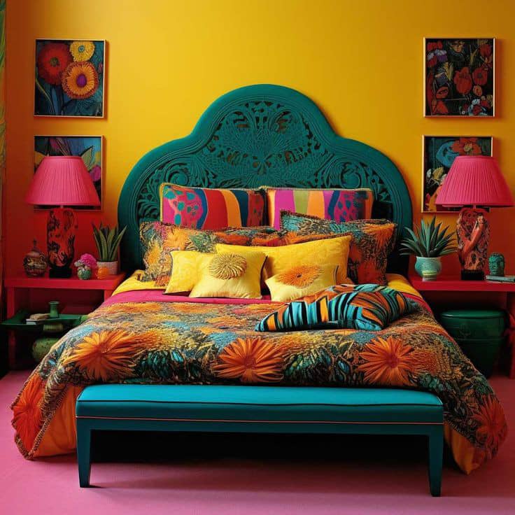 Mexican bedroom design
