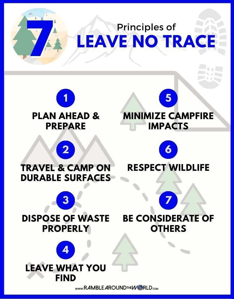 leave no trace principles