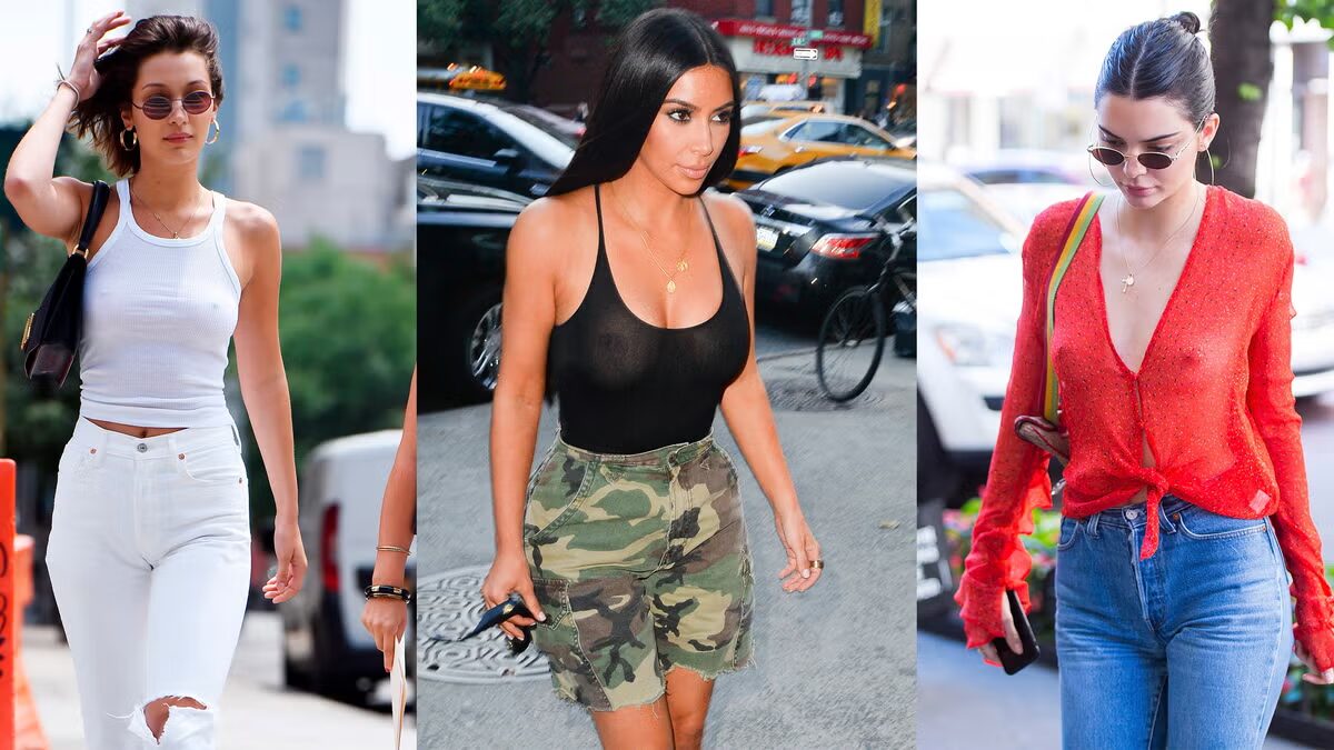 Celebrities and the Braless Trend