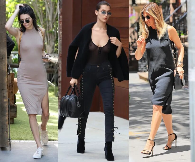 Celebrities and the Braless Trend