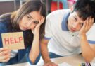 financial stress in relationships: A couple asking for help