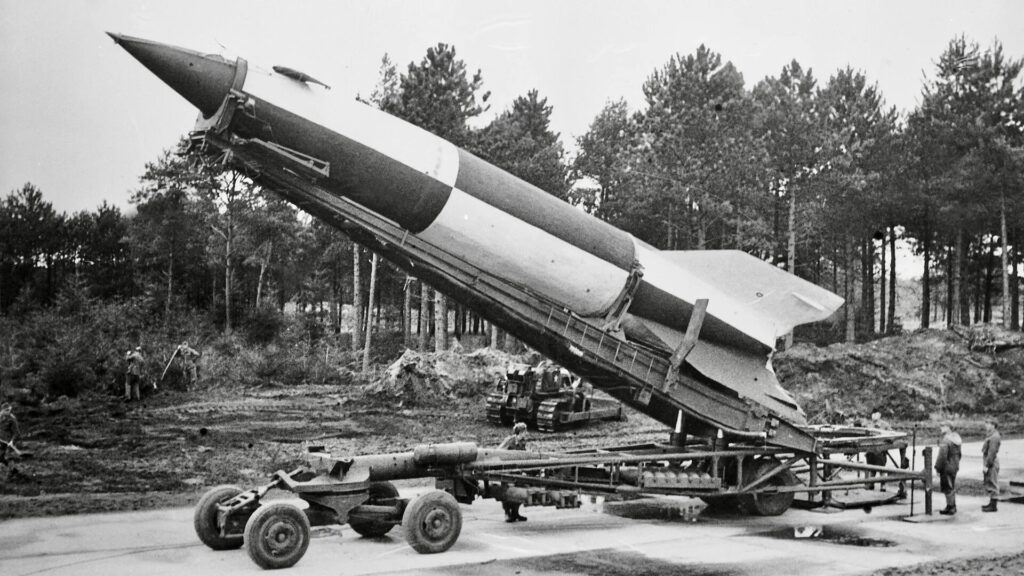 The cold war's space race: the V-2 rocket